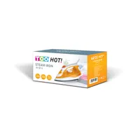 TOO IR-121-Y gőzölős vasaló fehér-sárga Teflon talp 180 ml tartály 1400 W gőzlövet funkció 7-18 g per perc #3