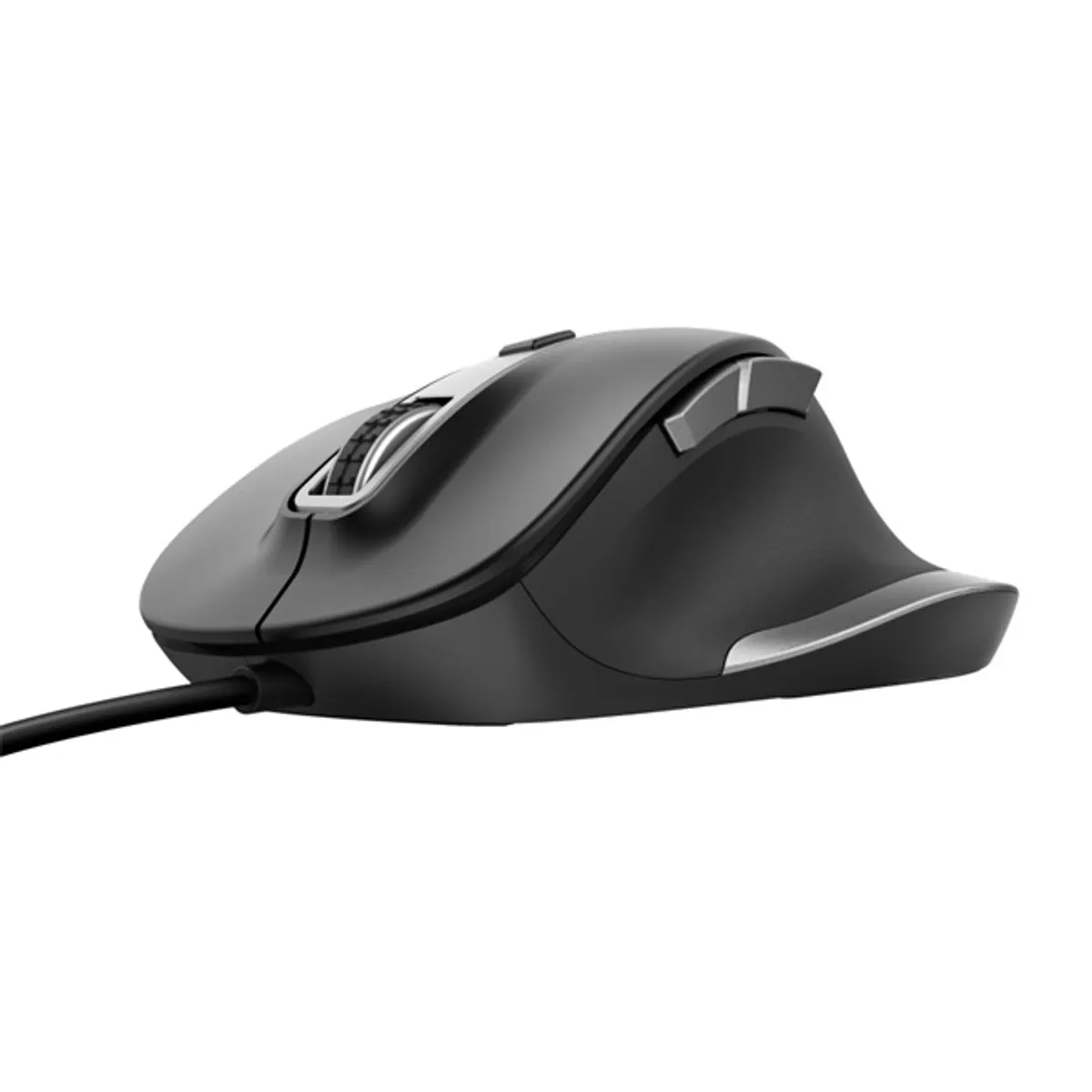 Trust 23808 Fyda 5000dpi USB vezetékes optikai jobbkezes irodai ergonómikus 150 cm fekete #1