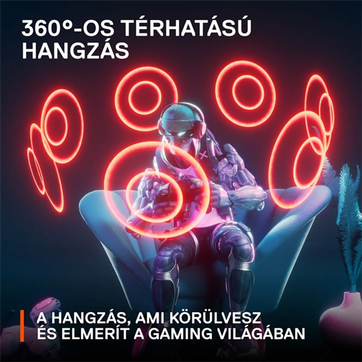 STEELSERIES 61631 Arctis Nova 3 fekete gamer usb-c vezetékes 40 mm hangszóró 20-22000 Hz 36 ohm -38 dB mikrofon #8