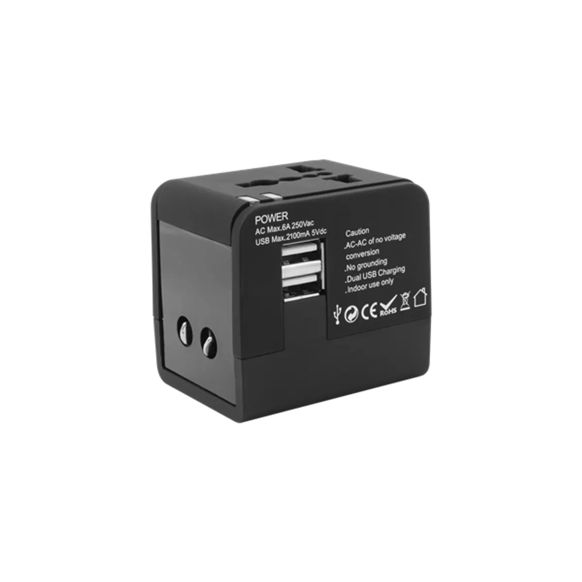 SBOX TA-23 65W HP laptop töltő adapter fekete USB USB #2