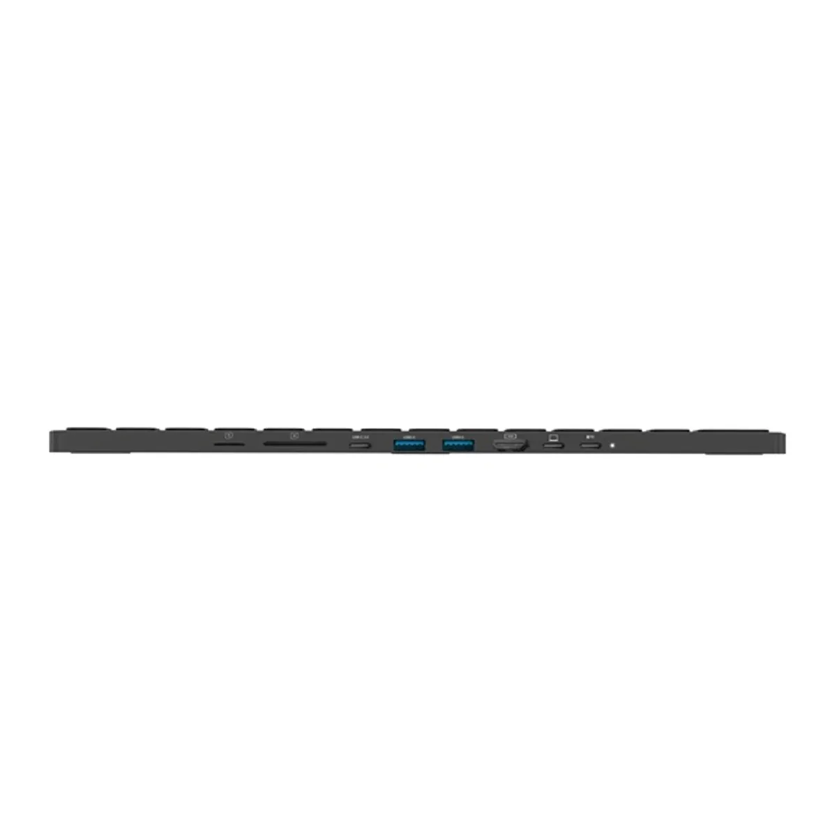 RAPOO 00226412 UCK-6001 8in1 USB-C elosztó fekete HDMI 2.0 4K 60Hz PD 100W #6