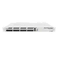 MIKROTIK CRS317-1G-16S+RM Cloud Router Switch 16xSFP+ 1GbE menedzselhető L3 rackmount