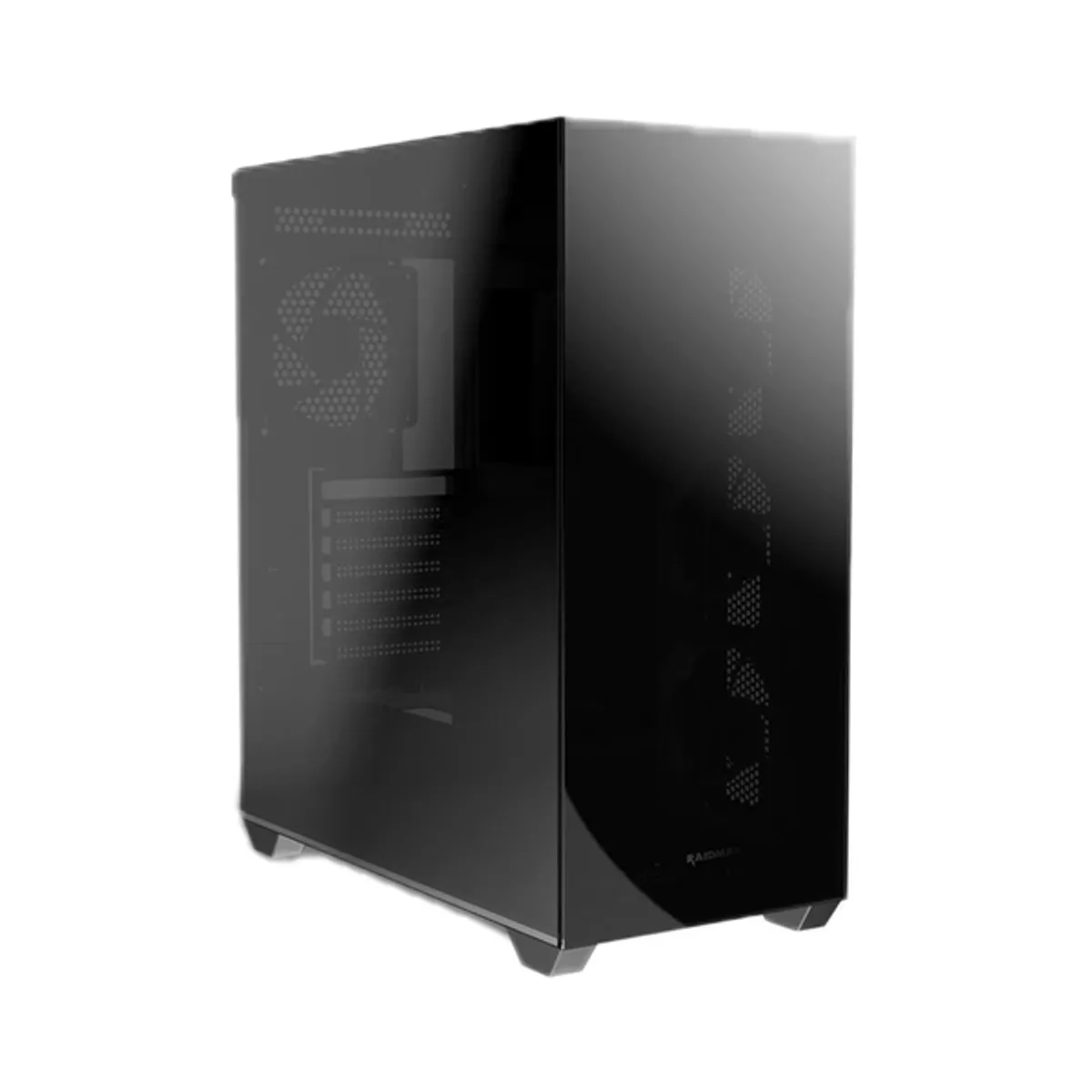 RAIDMAX I800CBF i800 Chrome fekete ATX USB 3.0 4x beépített ventilátor edzett üveg #6