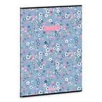 ARS UNA 53123763 Pearl Blossom Blue 24 A4 kockás füzet 40 lap 75 g per m2 extra kapcsos