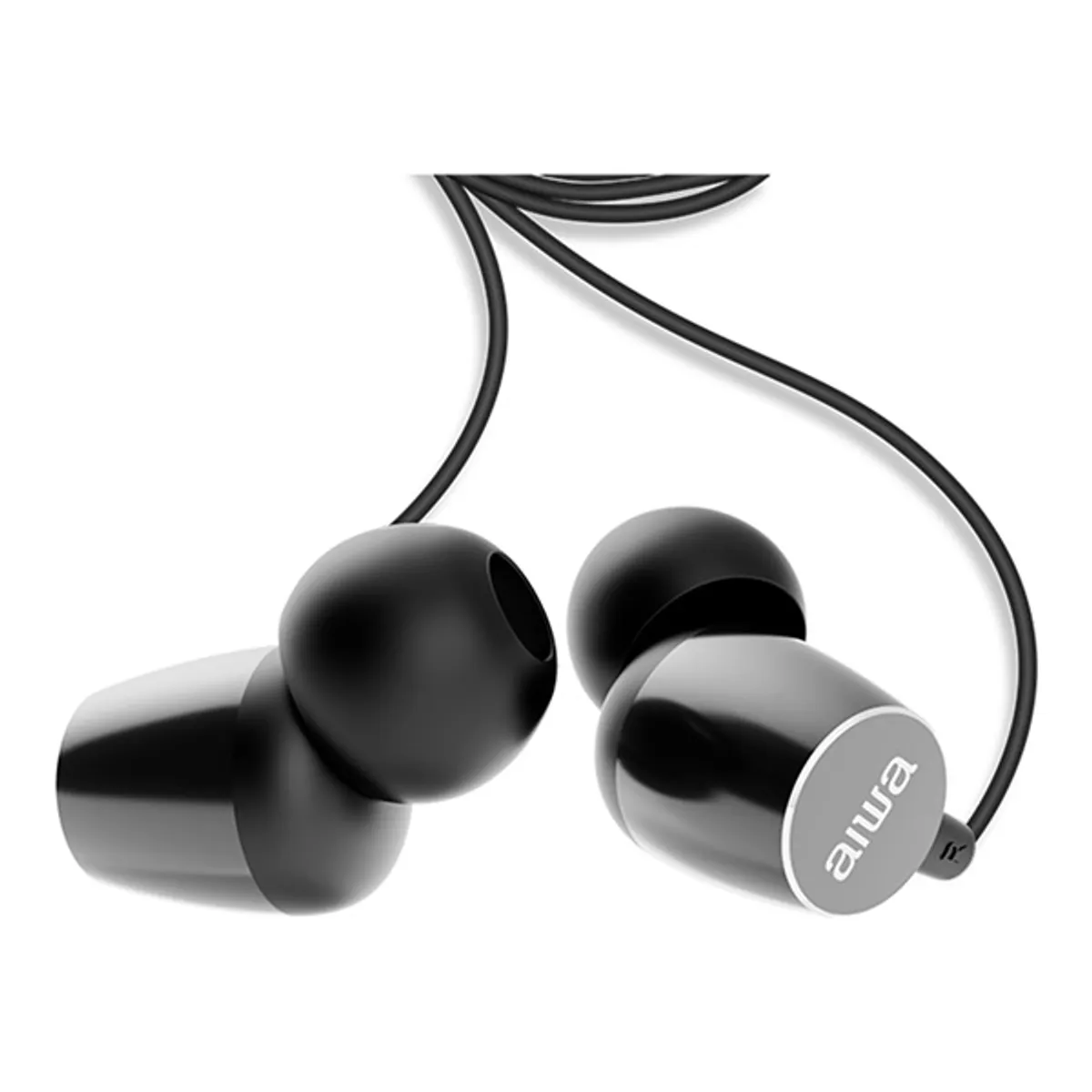 Aiwa ESTM-30BK ESTM-30 fekete 120 cm 3,5 mm beépített mikrofon 16 ohm 10 mm 20 - 20000 Hz 105 dB vezetékes #2