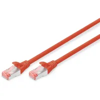 Digitus DK-1644-050/R Cat6 S/FTP patch kábel piros 5 m RJ45 CAT6