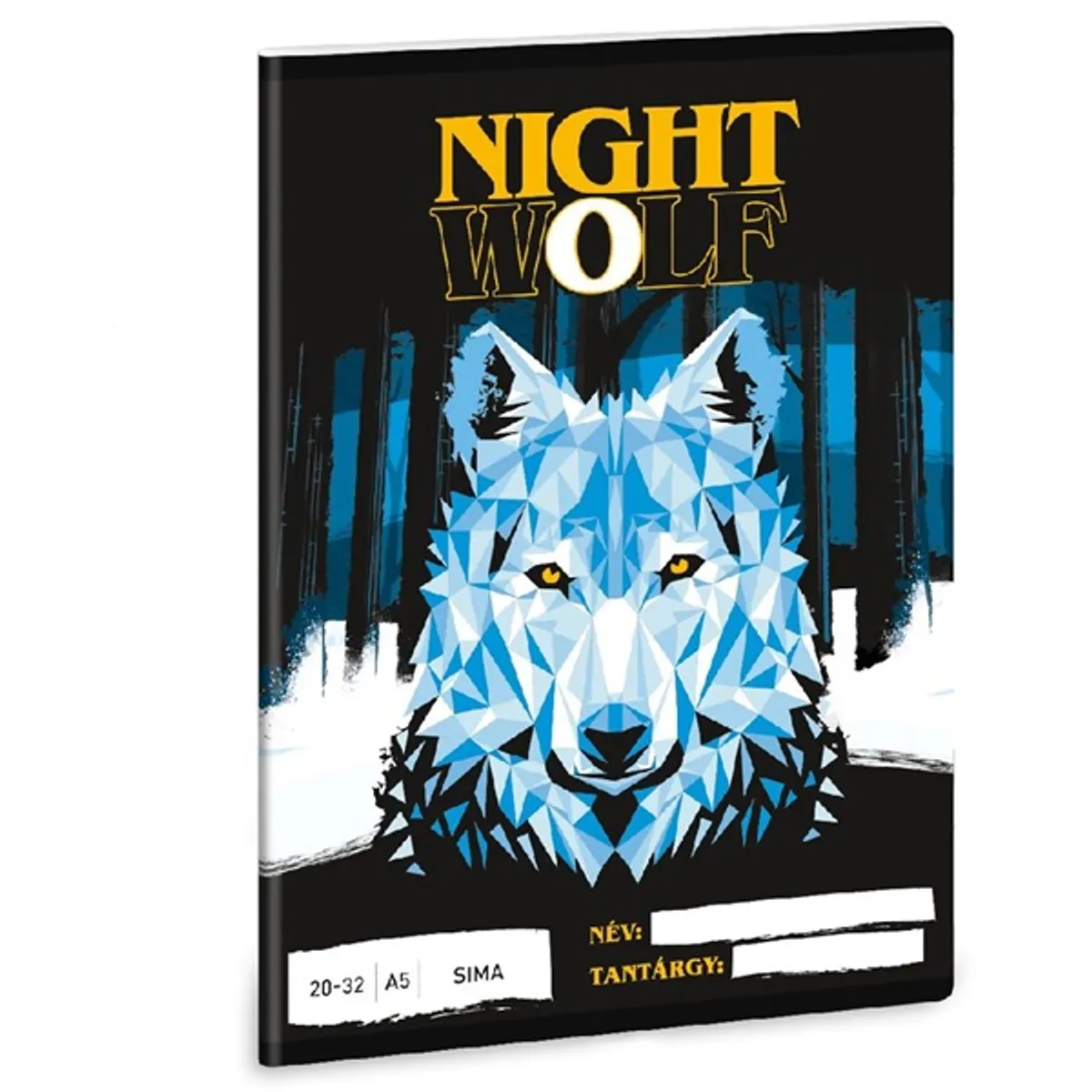 Ars Una 53612571 Nightwolf 23 A5 32 lap sima mintás füzet #1