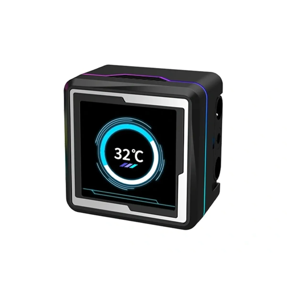 RAIDMAX LM240BK ARGB LM240 LCD ARGB 240 mm radiátor 2x120 PWM #2