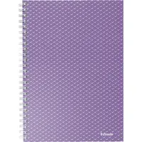 Esselte 628469 Colour Breeze spirálfüzet A5 kockás 80 lap FSC levendula