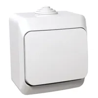 Schneider WDE000511 Cedar Plus 16A IP44 csavaros nyomókapcsoló falon kívüli