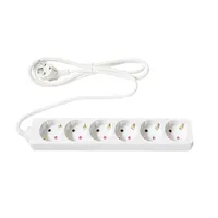 Too PSW-615 6 aljzat hálózati elosztó 1.5 m fehér IP20 beltéri #2