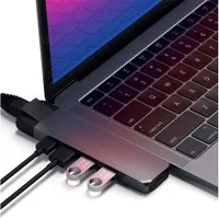 Satechi ST-TCPHEM Alumínium pro type-C hub 4K HDMI RJ45 2x USB-A 1x USB-C microSD SD Szürke #5