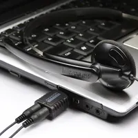 AXAGON ADA-17 USB HQ audió MINI adapter 2 csatornás analóg kimenet 3,5 mm jack mikrofon bemenet 3,5 mm USB 2.0 külső 44.1 48 96 kHz 16 24 bit #5