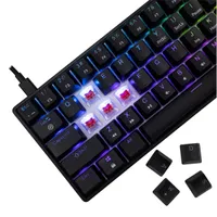 White Shark WS GK-004113B-R-HU Shinobi 2 61 gombos mechanikus Hot-Swap Red RGB USB-C levehető kábel #3