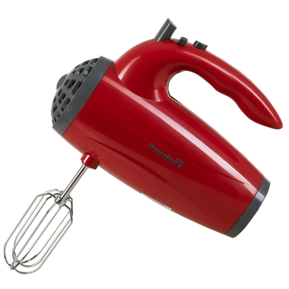 Hausberg HB-4119RS kézi mixer vörös 300 W 5 fokozat Turbo kábel hossz 110 cm méretek 24 x 14 x 9 cm #1