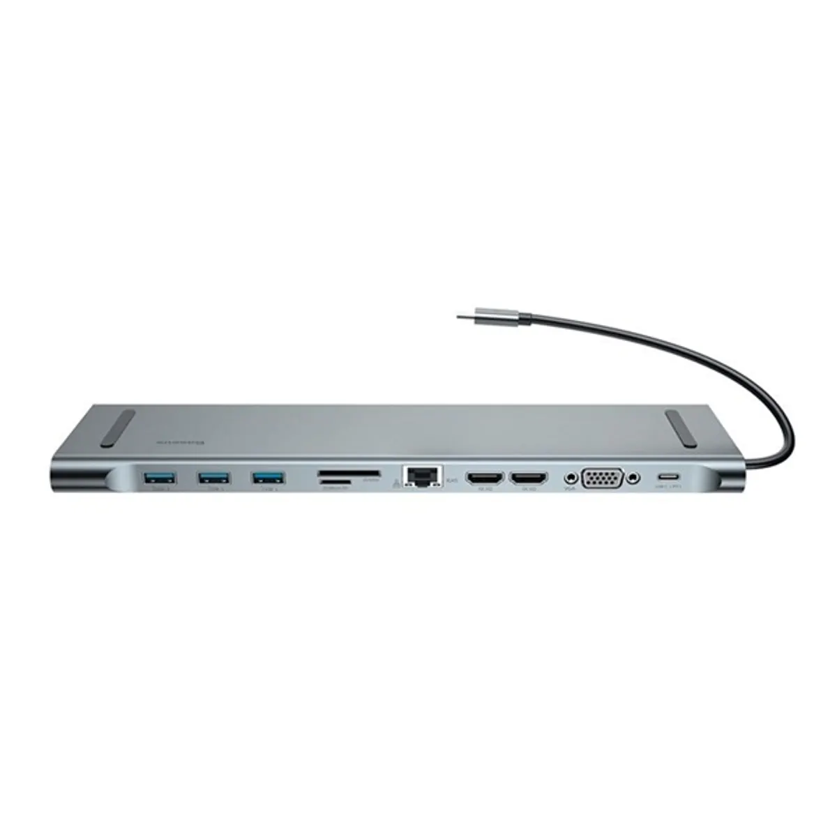 Baseus CATSX-G0G Enjoyment 11in1 USB-C hub HDMI 2 VGA LAN 1 USB 4 microSD SD #2
