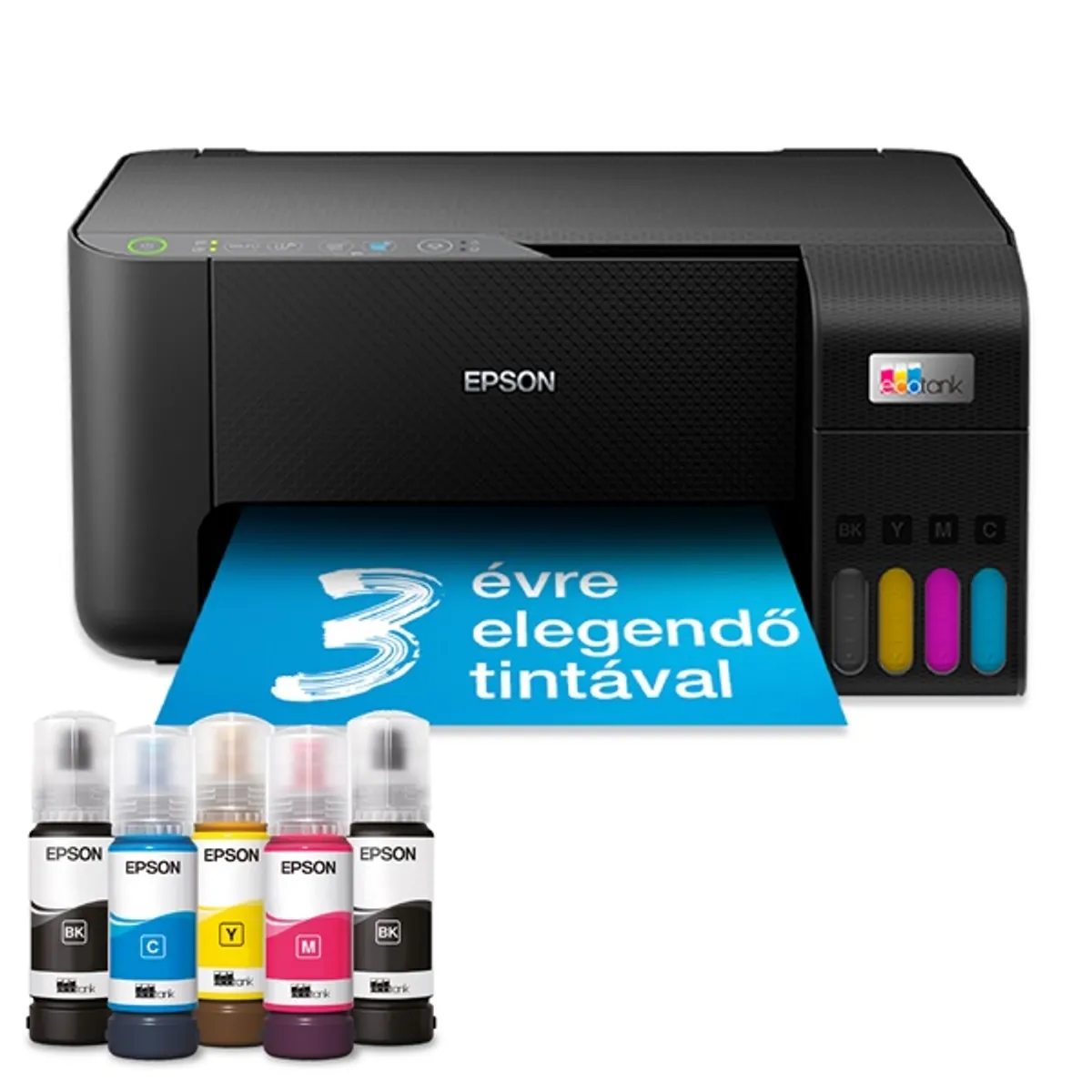 EPSON C11CJ67434 EcoTank L3270 fekete tintasugaras WiFi ePrint eFax Web 100 lapos bemeneti 30 lapos kimeneti #2