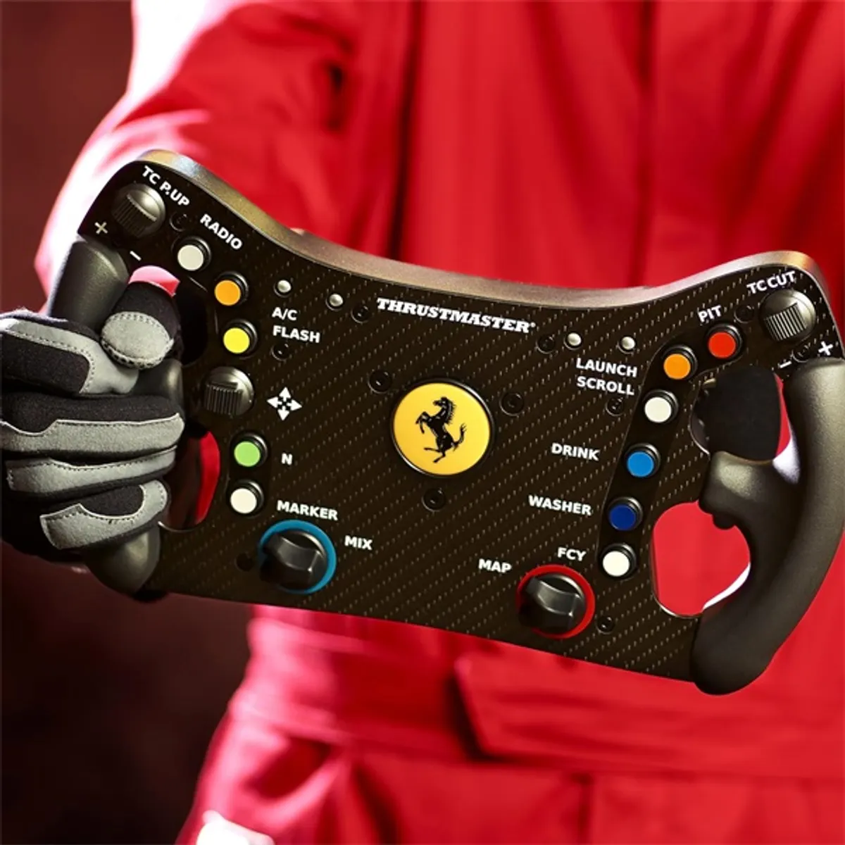 THRUSTMASTER 4060263 Ferrari 488 GT3 kormánykiegészítő Fekete PC PS4-PS5 Xbox Series Xbox One #3