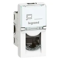Legrand 076561 Program Mosaic LCS2 RJ45 Cat6 UTP 1 modul fehér