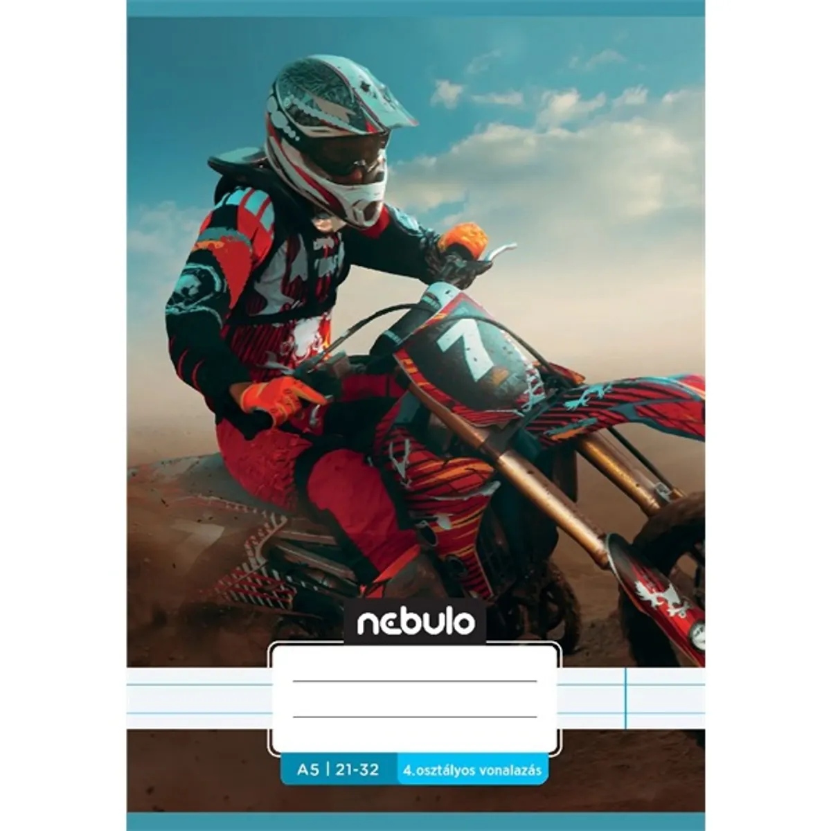 Nebulo VO4-1-VM-A5 Füzet vonalas A5 32 lap tűzött 4.osztályos #7