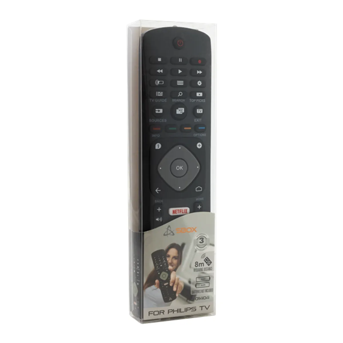 SBOX RC-01404 Philips TV távirányító fekete #2