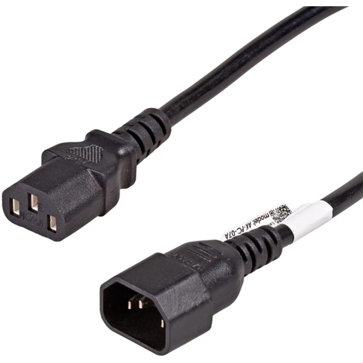AKYGA AK-PC-07A tápkábel hosszabbító 3 m C13-C14 fekete #1
