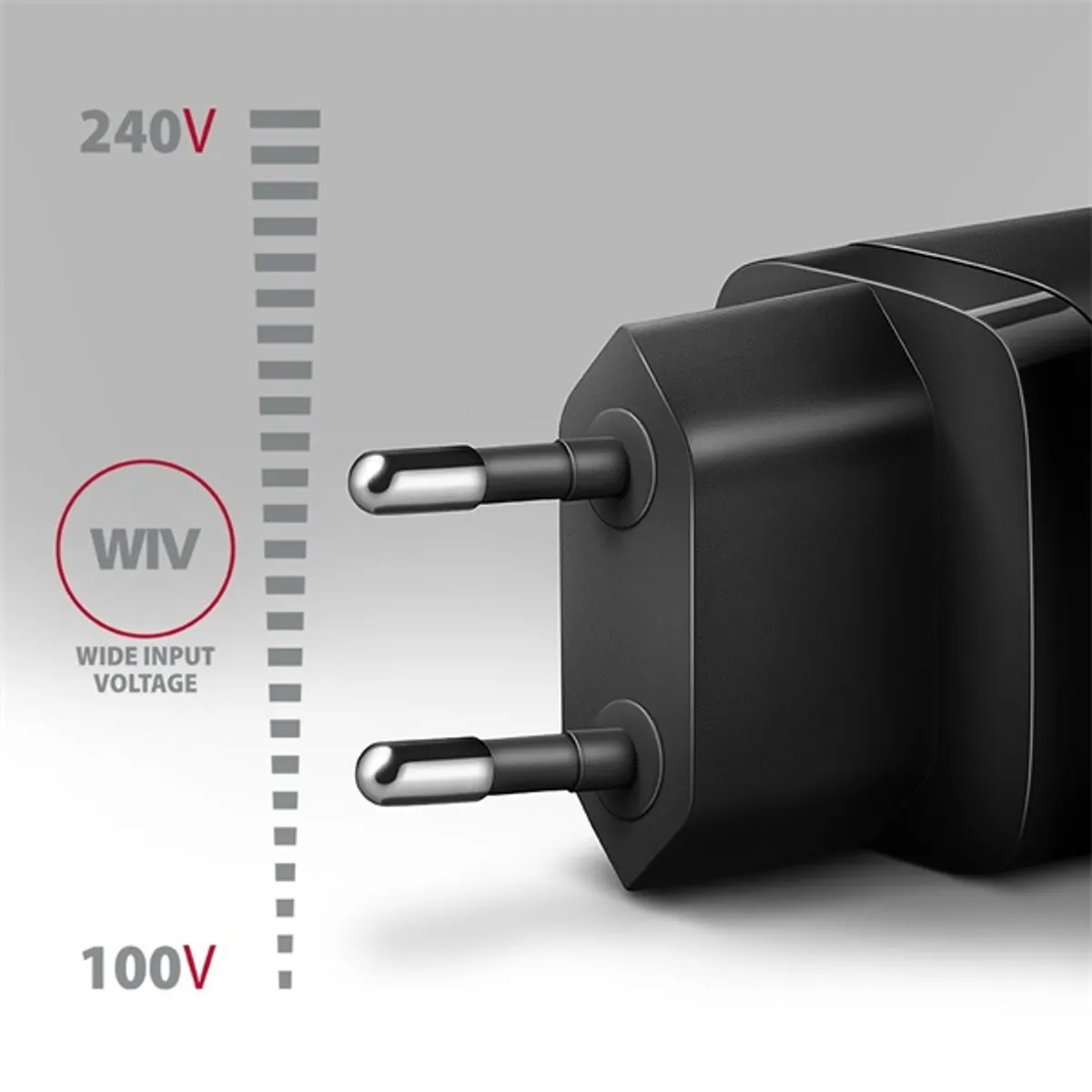AXAGON ACU-PD30 PD3.0 és QC4 USB-C töltő 30W univerzális fekete #3