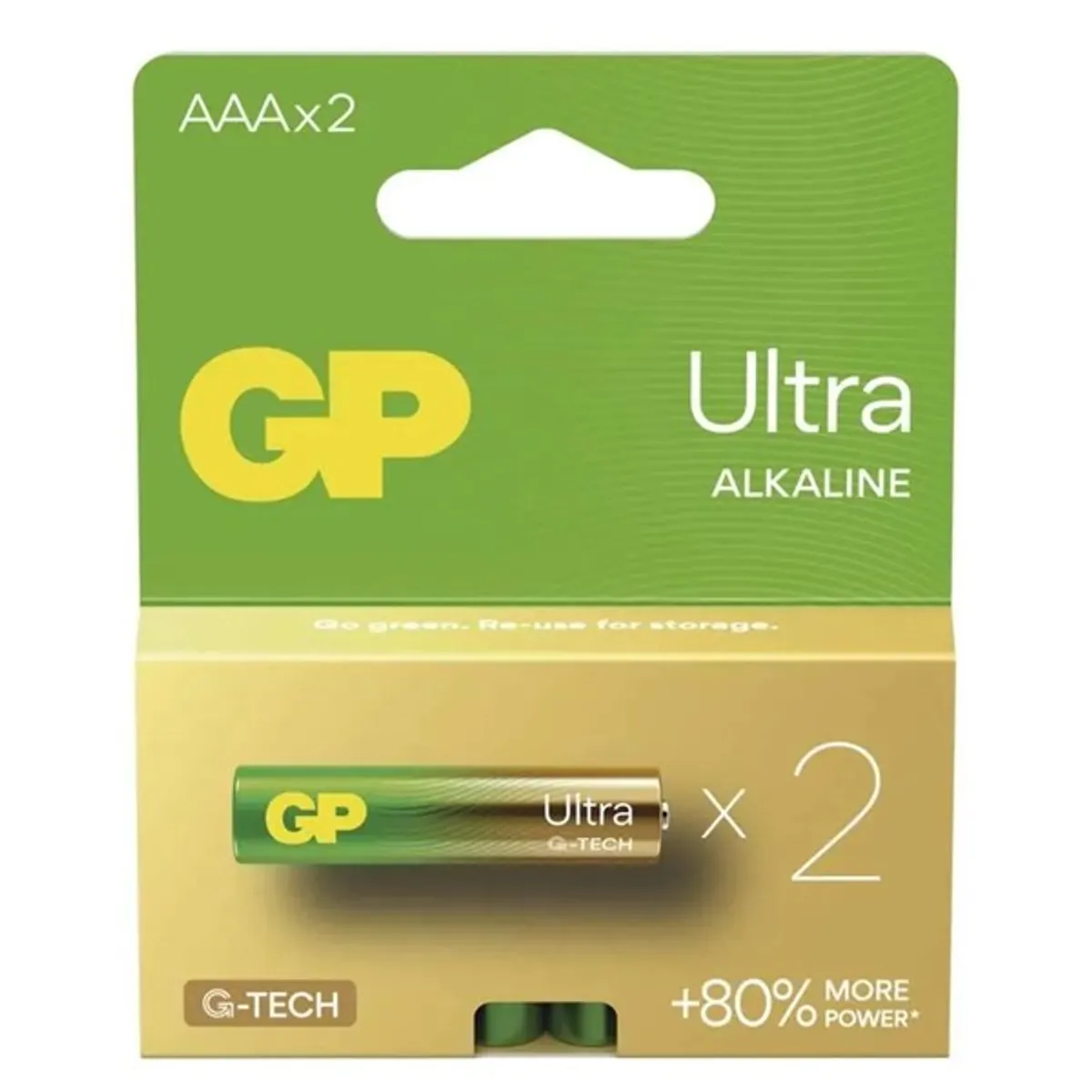 GP BATTERIES B02112 Ultra AAA LR03 alkáli mikroceruza elem 2db #1