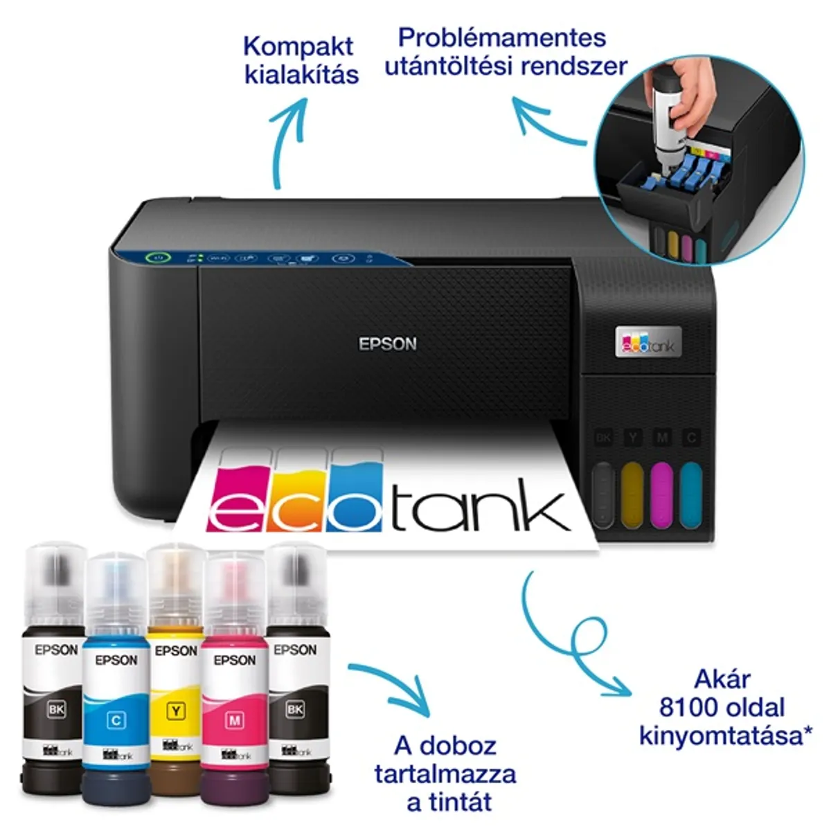 EPSON C11CJ67435 EcoTank L3271 multifunkciós tintasugaras WiFi #2