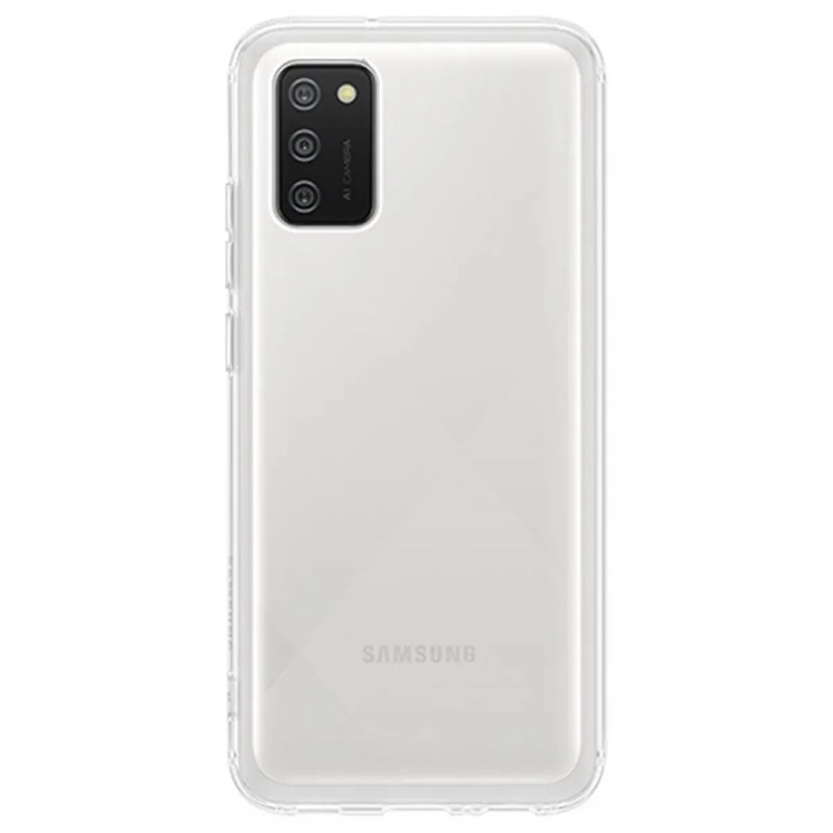 Samsung OSAM-EF-QA026TTEG hátlap Galaxy A02S szilikon átlátszó #1