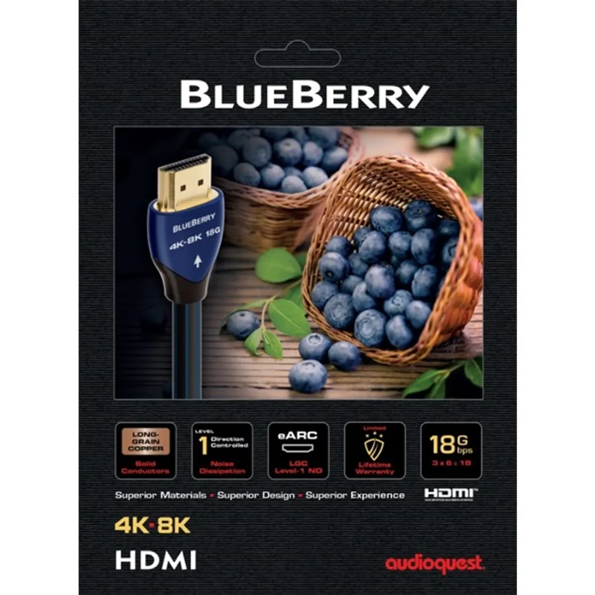AudioQuest HDM18BLUE300 BlueBerry HDMI 2.1 3m #5
