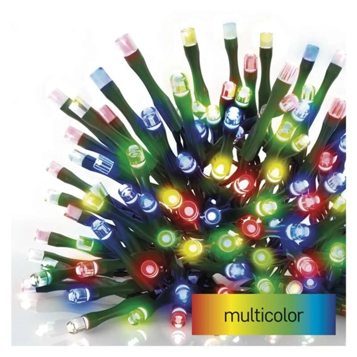 EMOS D4AM08 LED karácsonyi fényfüzér 12 m multicolor 8 üzemmód IP44 beltéri és kültéri LED integrált #4