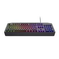 Trust 25348 GXT 836 Evocx RGB világítás USB 2.0 vezetékes numerikus billentyűzet médiavezérlő gombok csuklótámasz #3