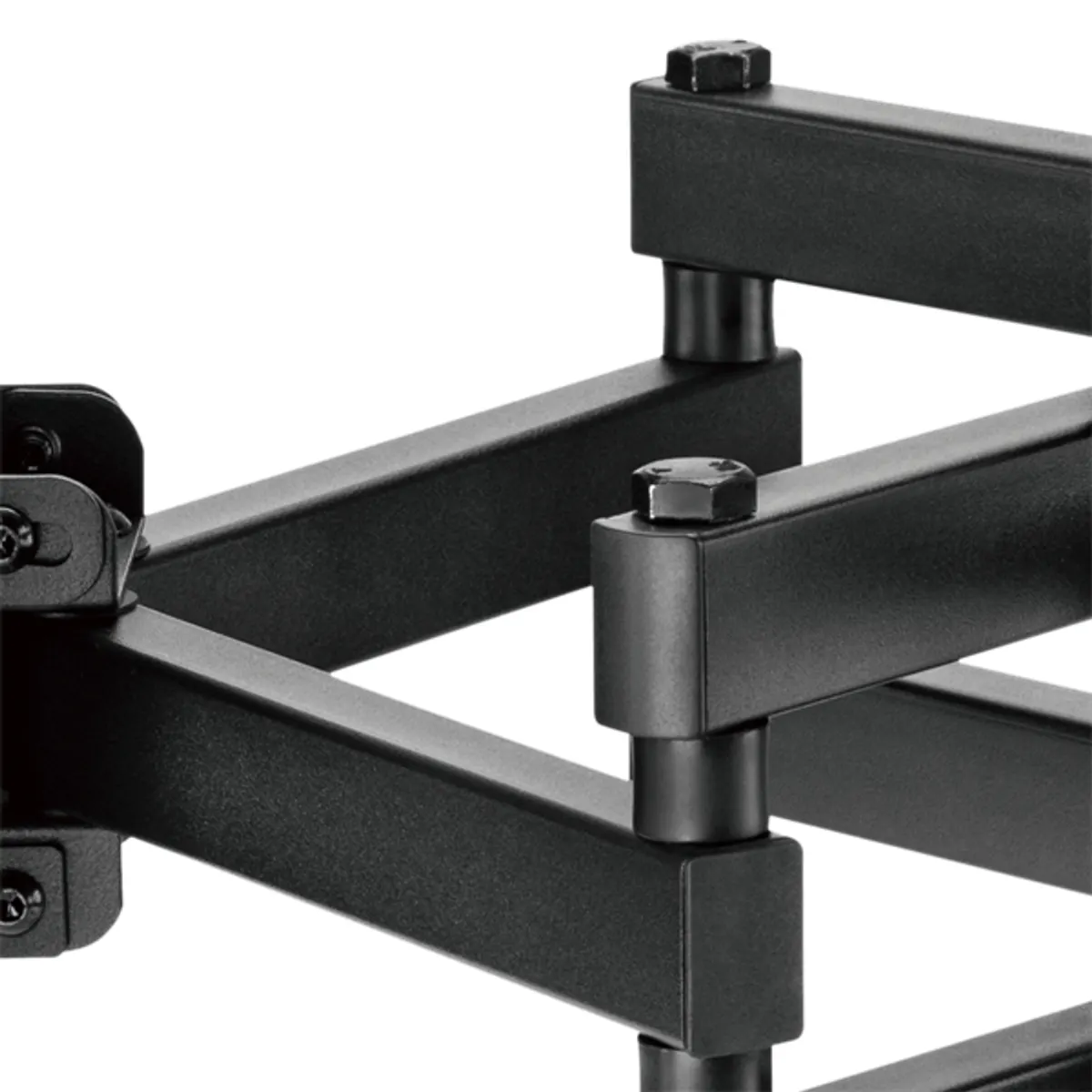 SBOX PLB-3646-2 fali konzol 37"-80" VESA 100x100;600x400, max terhelés 40 kg, dönthető és forgatható, magasságállítás, kábelvezetés, fekete #5