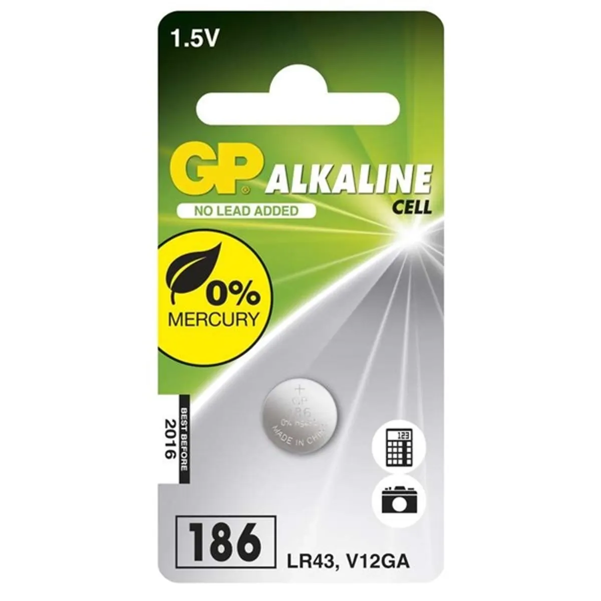 GP batteries B13861 gomb elem alkáli 1 db #1