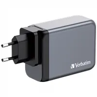 Verbatim 32204 GaN töltő 200 W 4 port USB A USB Type-C univerzális