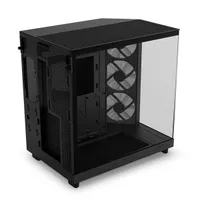 NZXT CC-H61FB-R1 H6 Flow RGB 3x120mm RGB ventilátor, táp nélküli, edzett üveg, ATX, fekete #4