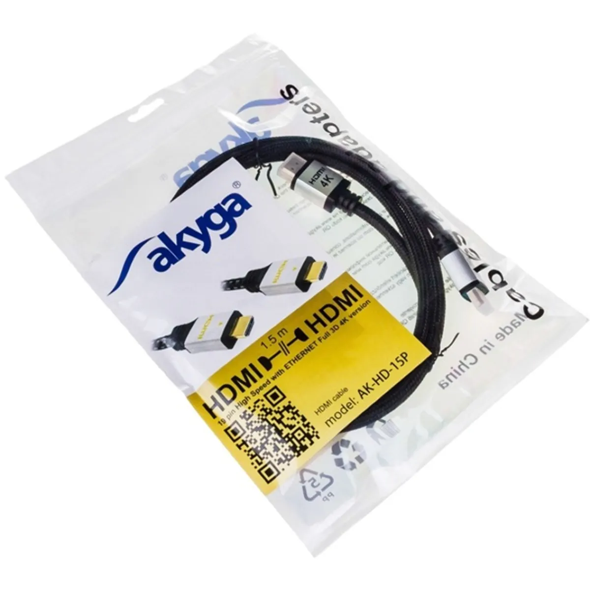 Akyga AK-HD-15P HDMI 2.0 PRO 1,5 m fekete #3