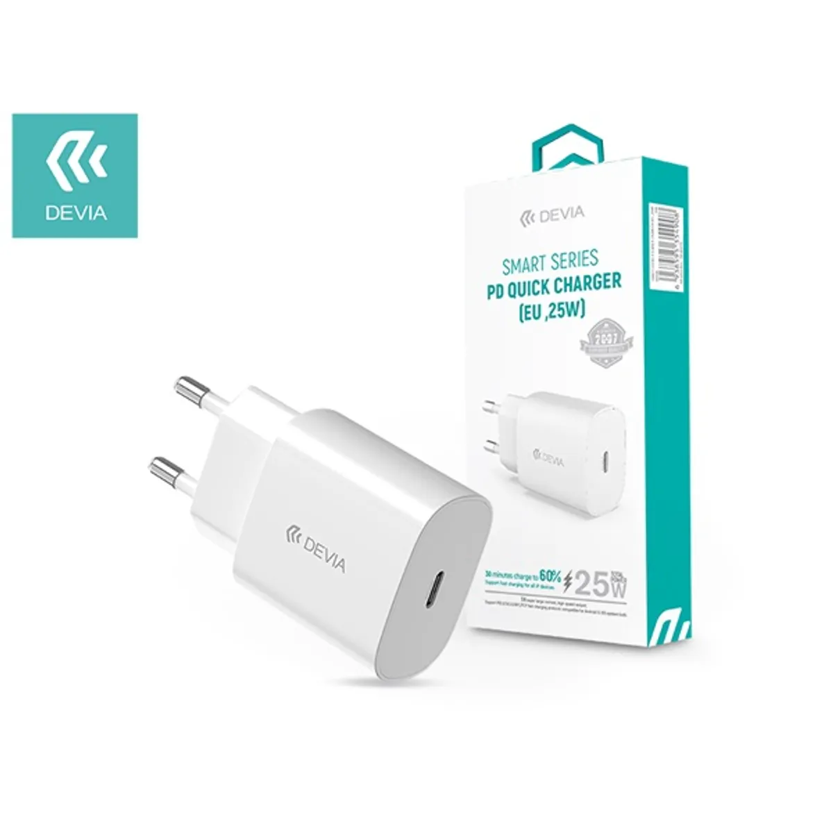Devia ST354908 Type-C 25W PD3.0 gyorstöltő univerzális #1
