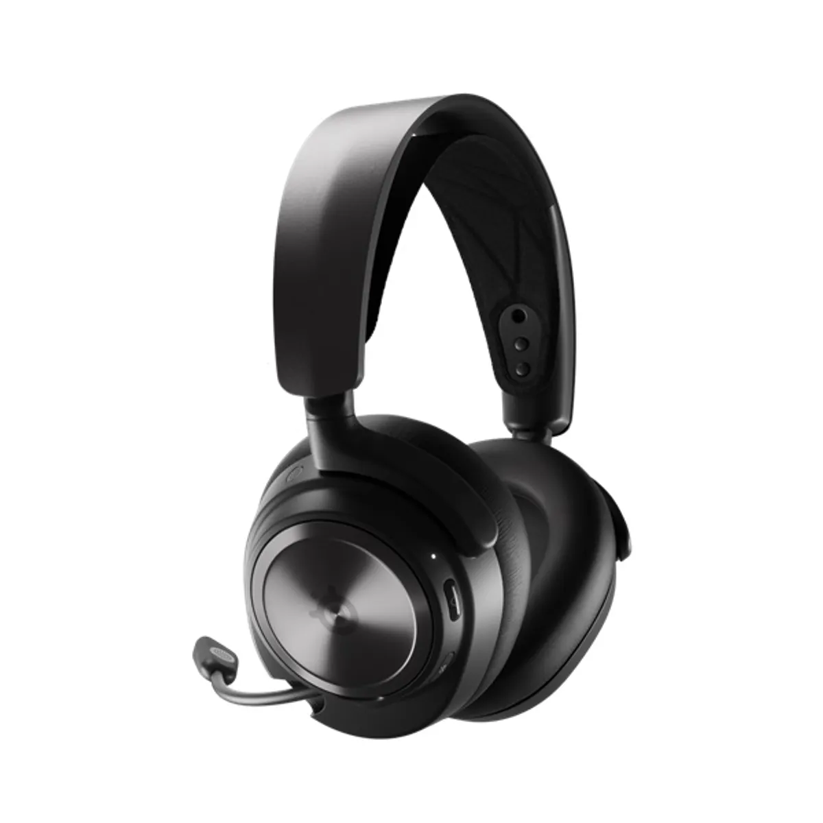STEELSERIES 61521 Arctis Nova Pro Wireless Bluetooth gamer fejhallgató 12 m 40 mm 38 ohm 10-22000 Hz 100-6500 Hz 22 óra zajcsökkentő mikrofon balos #1