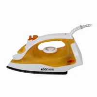 TOO IR-121-Y gőzölős vasaló fehér-sárga Teflon talp 180 ml tartály 1400 W gőzlövet funkció 7-18 g per perc #2