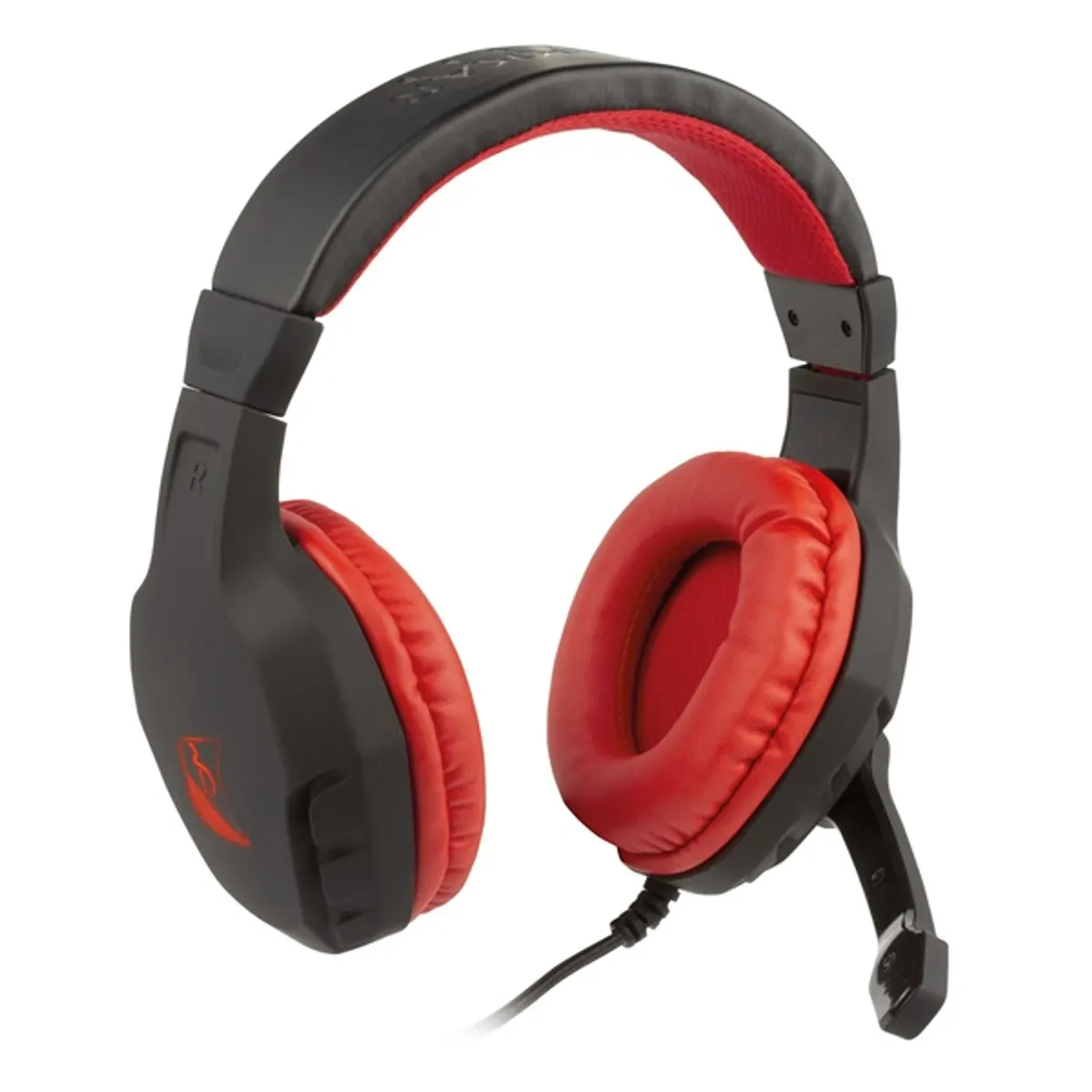 DRAKKAR KX-GH-PC Skald gamer headset 2.0 fekete piros 50 mm 20-20000 Hz 32 ohm 110 dB vezetékes 150 cm 3,5 mm balos #2
