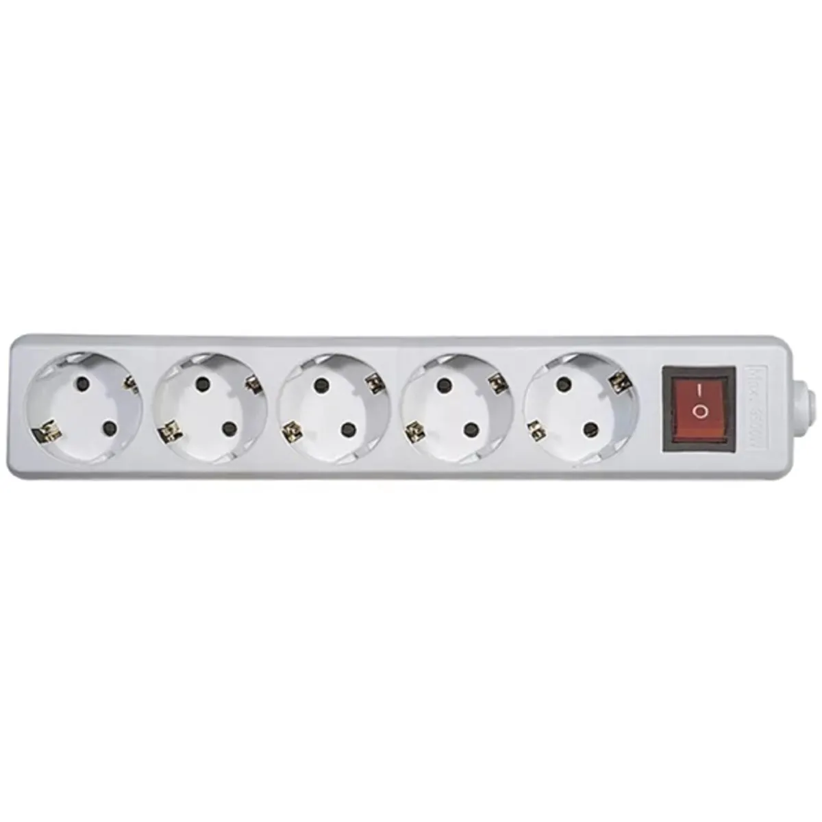 EMOS P1520 elosztó 5 db aljzat schuko kapcsoló fehér #1