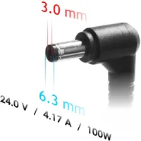 Akyga AK-ND-73 notebook töltő 24V 4,17A 100W 6,3 x 3,0 mm #3