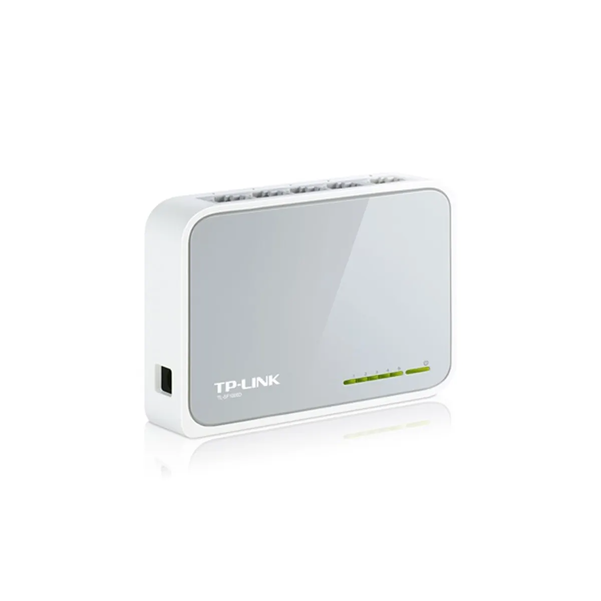TP-LINK TL-SF1005D 5 portos 10-100Mbps asztali switch 5x RJ45 Fehér Külső tápegység Zöld technológia VLAN támogatás #2