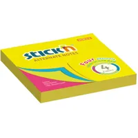 Stick N 21822 neon öntapadó jegyzettömb 76x76 mm 100 lap 4 színű