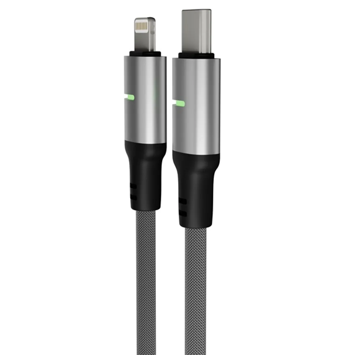 AVAX_CB635 STEELY LED 100 cm 27W USB-C - Lightning fekete #4