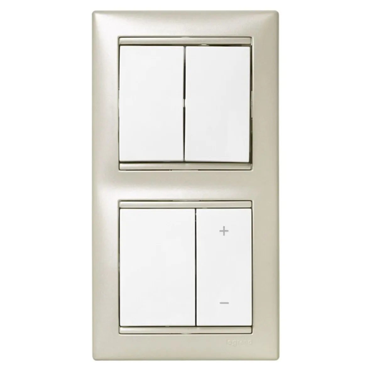 Legrand 774408 Valena kettős váltókapcsoló fehér 10A IP31 rugós bekötés #2