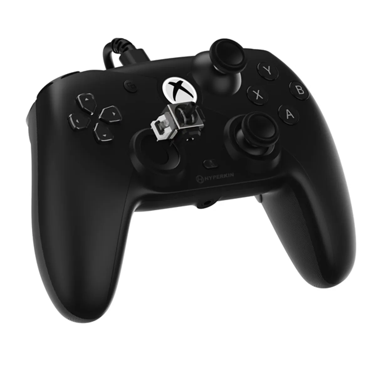 Hyperkin M01638-BK Kontroller fekete vezetékes PC Xbox Series One Windows 10 11 Hall-effekt analóg #10