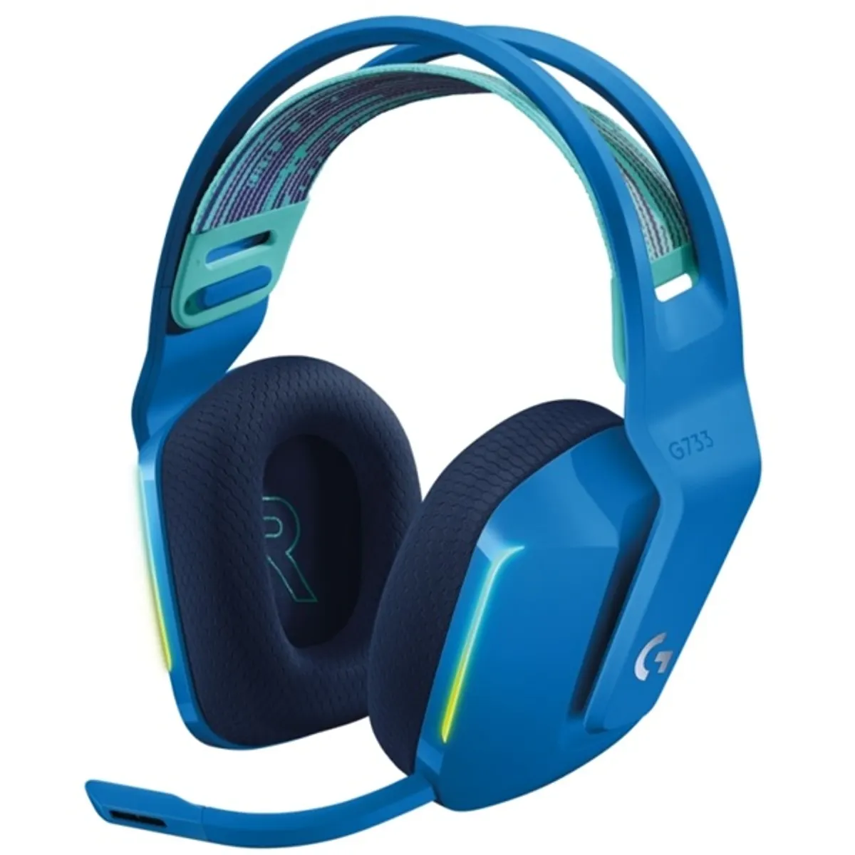 Logitech 981-000943 G733 Lightspeed kék vezeték nélküli RGB gamer fejhallgató 40 mm PRO-G 20 Hz-20 kHz #1